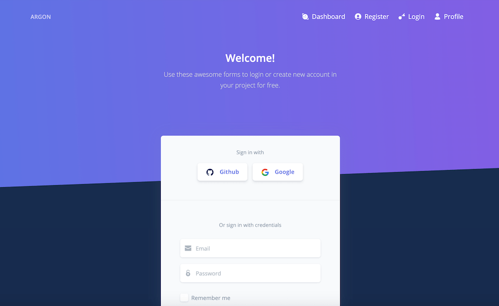 Bootstrap Login Page