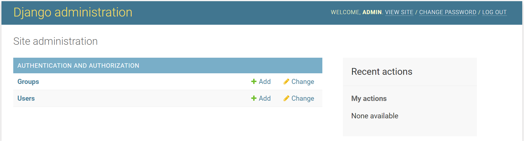 Django Administration Dashboard - Django Cheat Sheet.