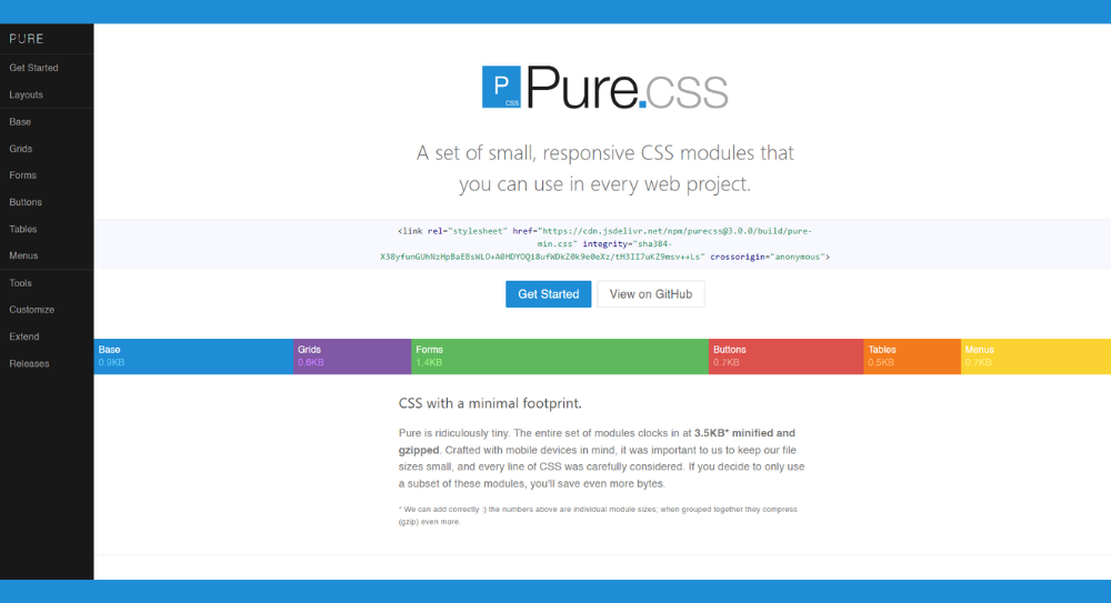 pure css features