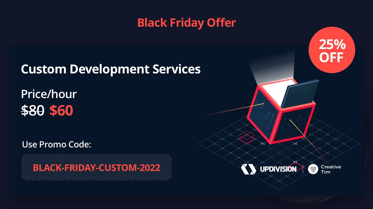 custom development black friday offer