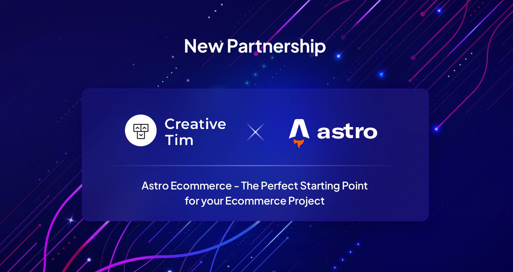 new partnership astro creative tim