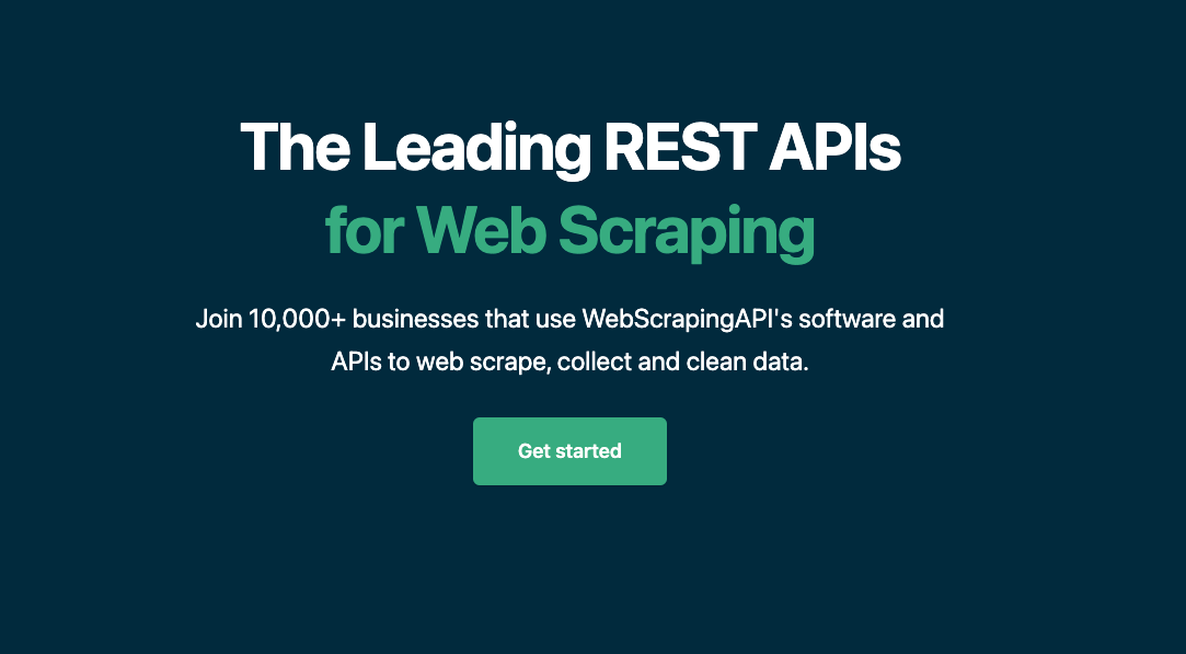 WebScrapingAPI proxy