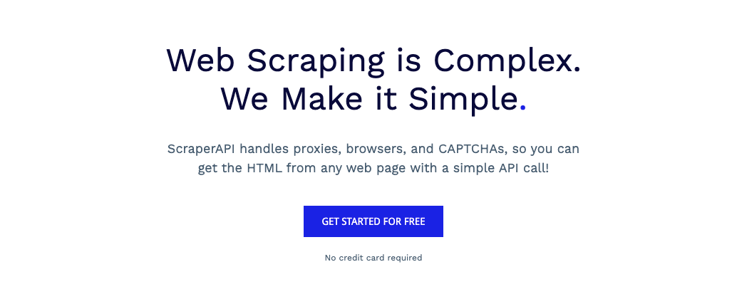 Scraper API 