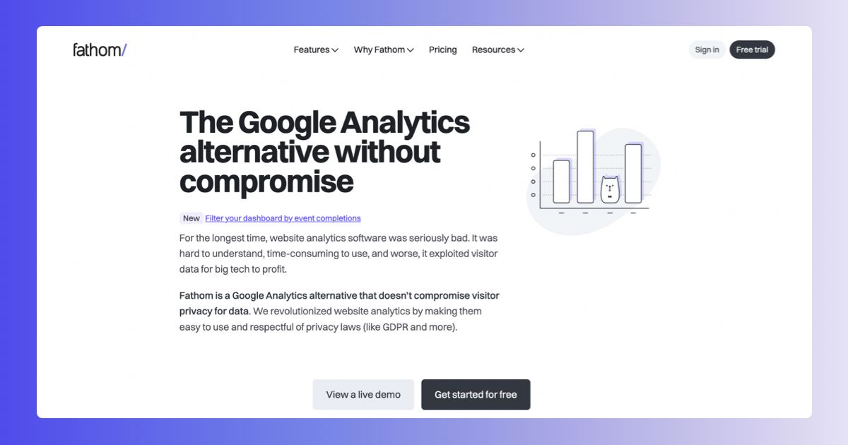 fathom google analytics alternative