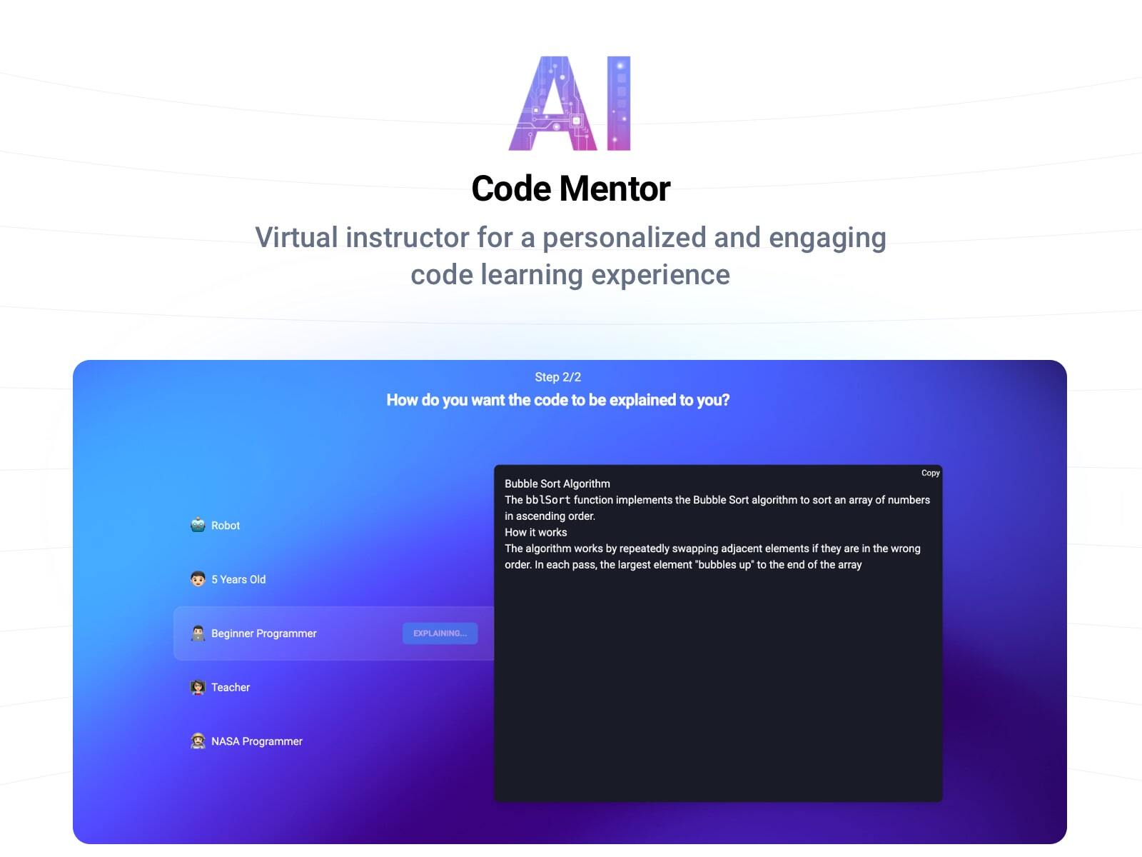 AI Code Mentor