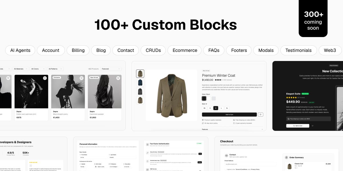 Creative Tim UI -  shadcn/ui blocks ready for v0, Lovable, Replit, Claude, and more.