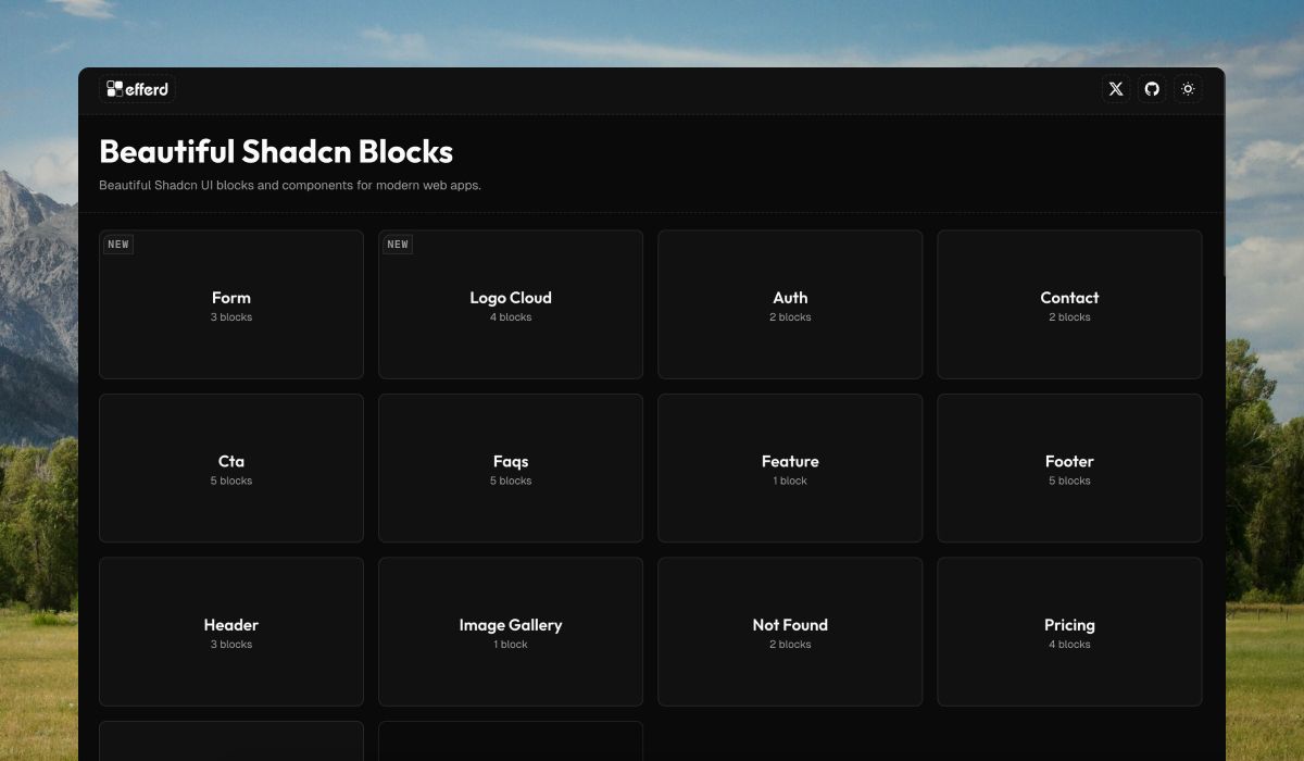5+ Best Open Source shadcn/ui Block Libraries Ready for AI