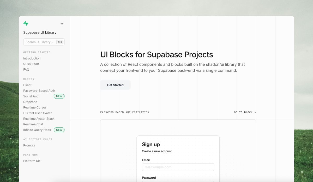 5+ Best Open Source shadcn/ui Block Libraries Ready for AI