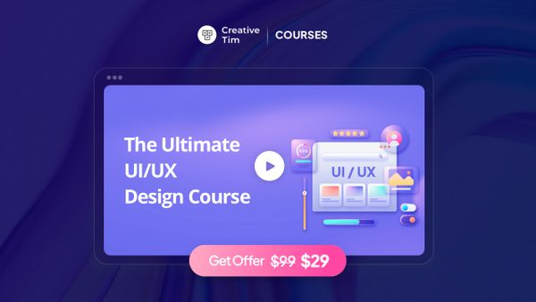 The Ultimate UI/UX Design Course by Creative Tim is Out!