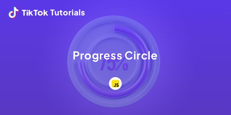 How to create a Progress Circle in JavaScript