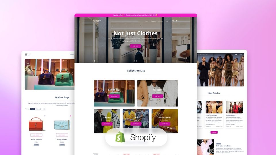 Introducing Notus Shopify - New eCommerce Theme by Creative Tim