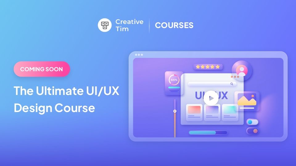 The Ultimate UI/UX Design Course is coming soon!