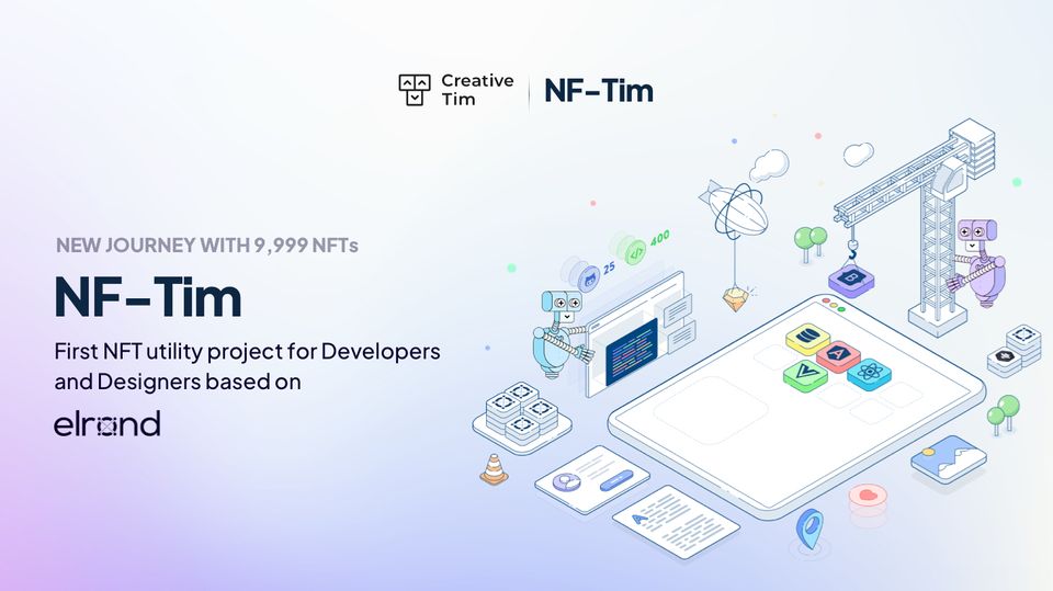 Creative Tim will launch soon its NFTs collection for Developers and Designers