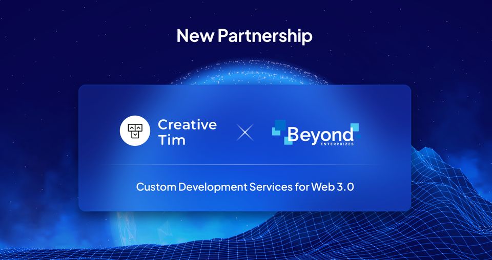 Creative Tim X Beyond Enterprizes - Custom Development Services for Web 3.0