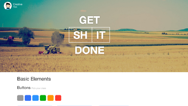 Build a responsive site with the Get Shit Done Kit