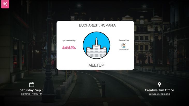 First Bucharest Dribbble Meetup