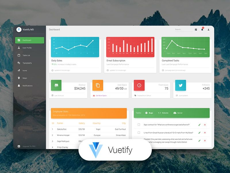 Vuetify Free Resources for 2021