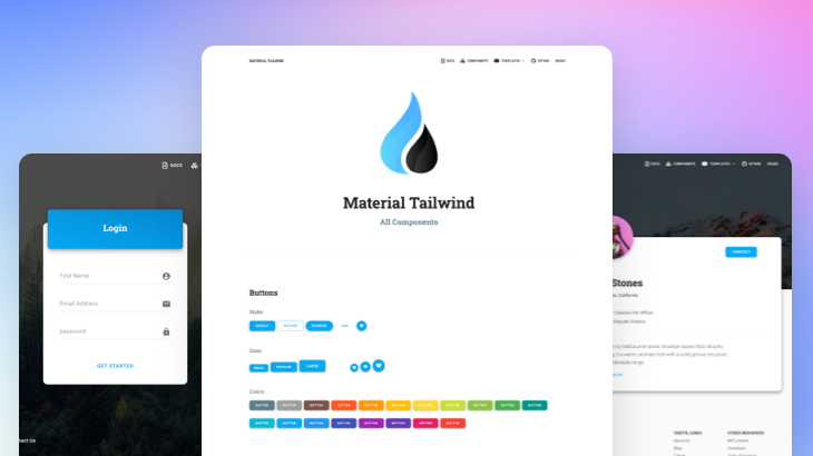 Material Tailwind - New Framework for Web Developers