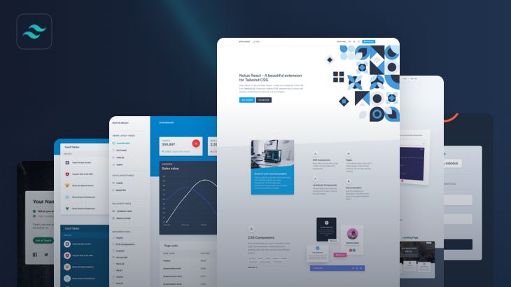 10+ Free Tailwind CSS Templates & Resources Examples for 2024