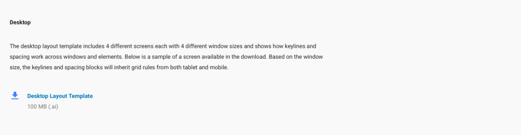 Google Material Design Description