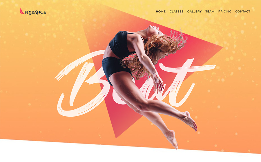 Flydance - Dance Classes Elementor WordPress Theme