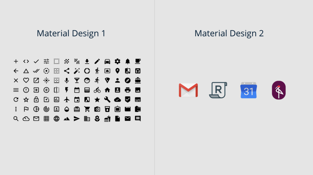 colorful icons material design